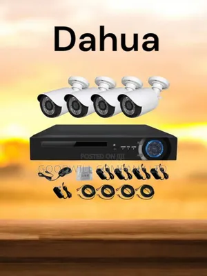 4 Channel Colorvu 24/7 CCTV Camera Full Kit Night Vision
