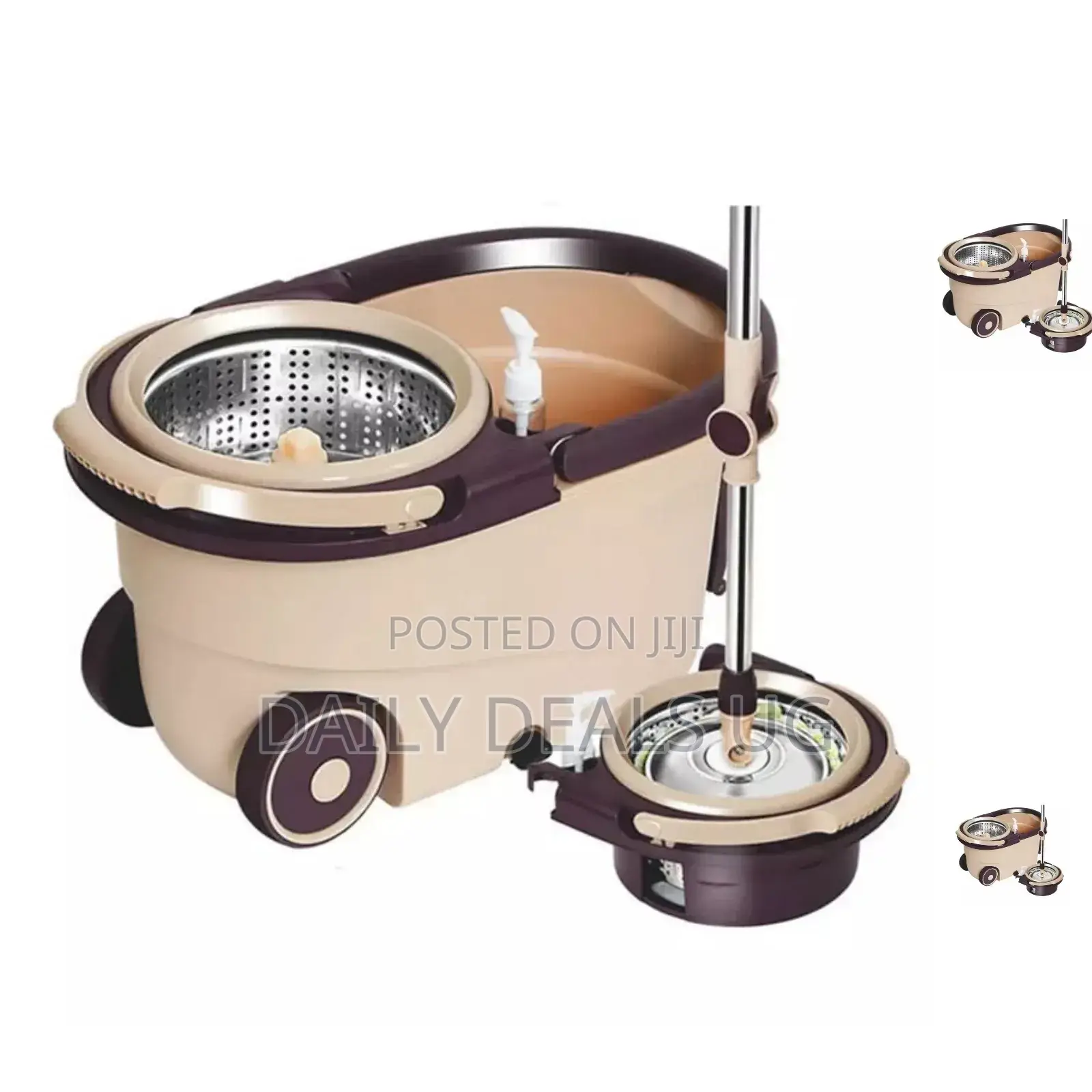 Spinning Mopper With a Bucket