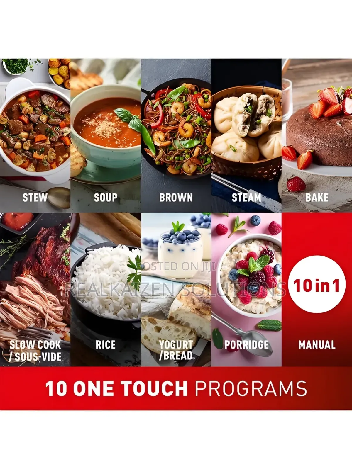 France TEFAL 7.6L Turbo Cuisine 10 Program Multi Cooker