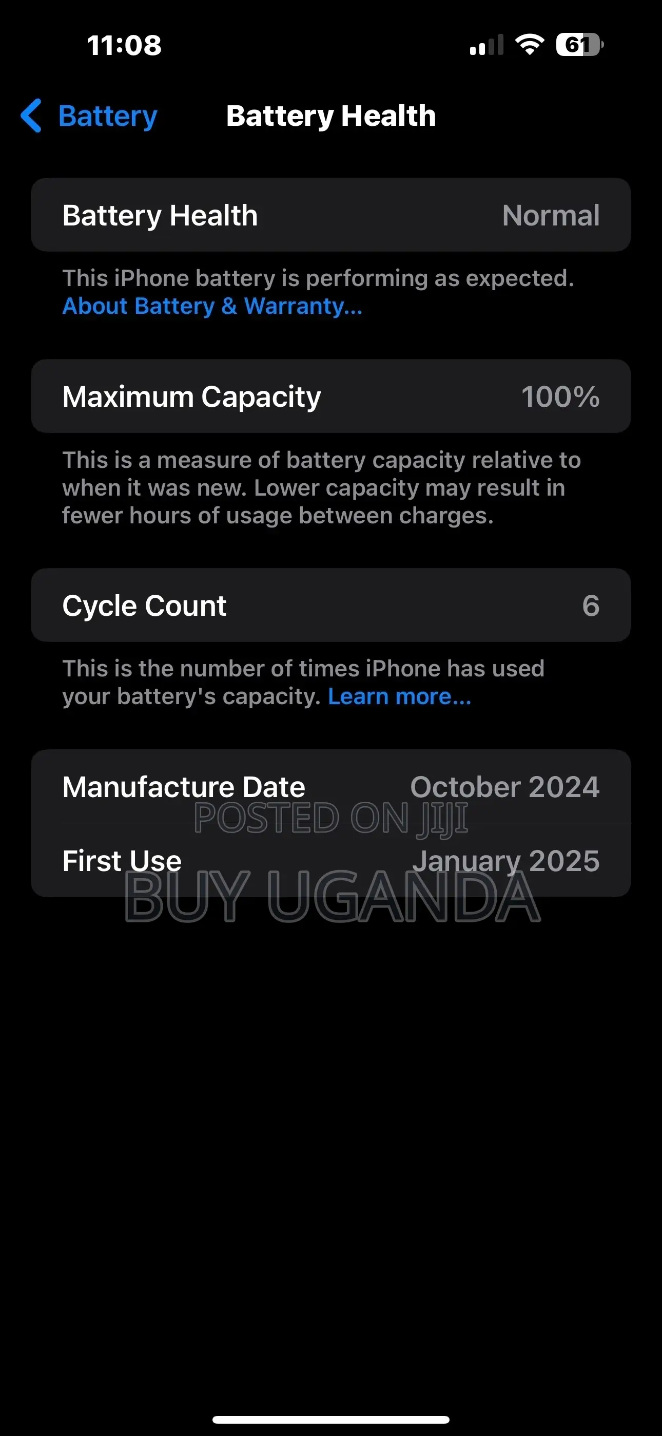 Apple iPhone 16 Plus 128 GB Black