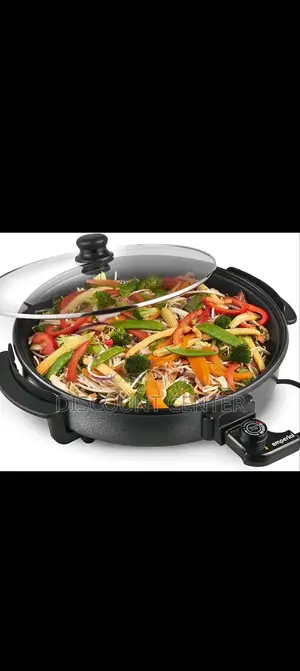 Electric Frying Pan With Steamer
