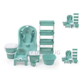 Plastic Bath Tub Set