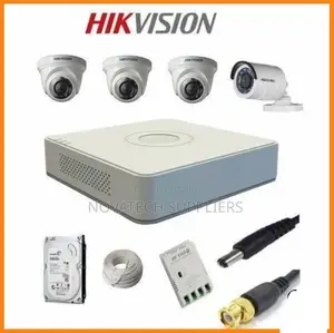 4 Channel CCTV Camera Kit Color Vu Cameras Complex