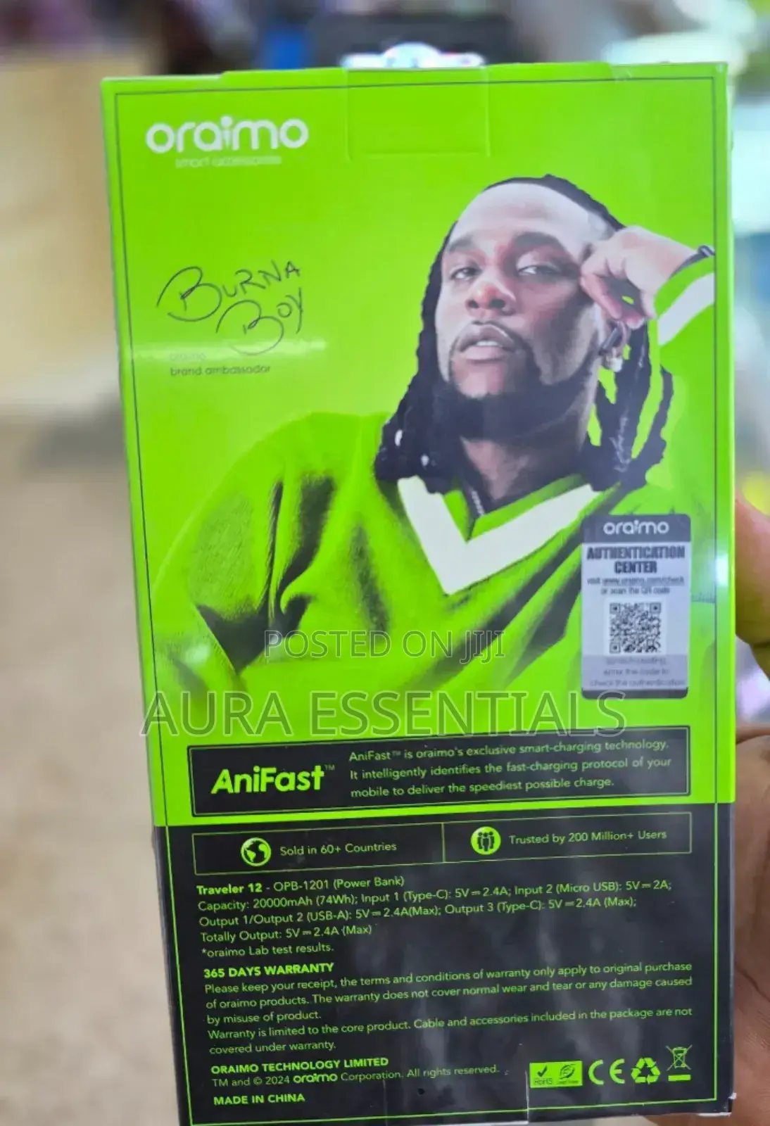 Oraimo Powerbank 20000mah