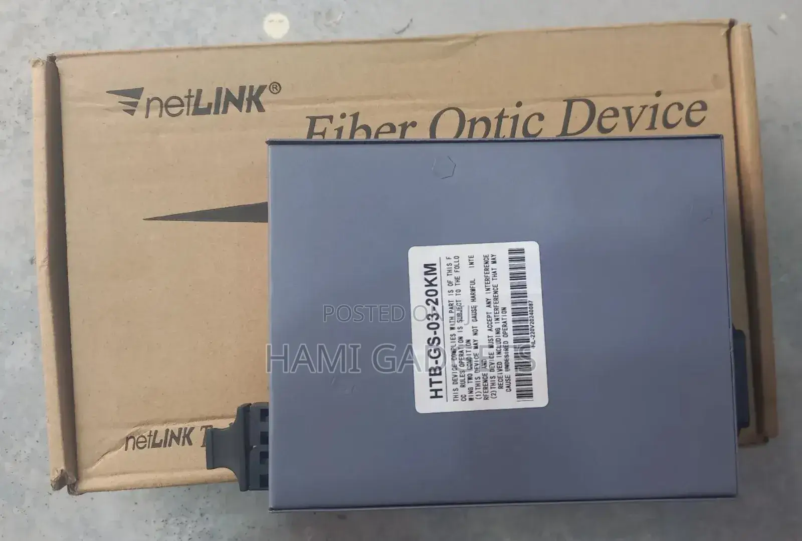 Netlink Fibre Optic Devices (Media Converter) HTB GS 03 20km