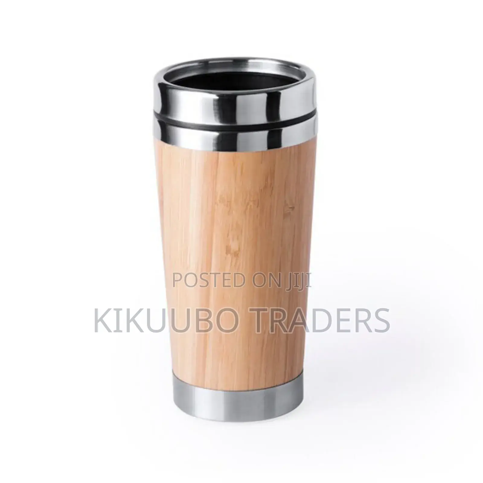 Stainless Steel Bamboo Travel Mug - Spill Proff Lid