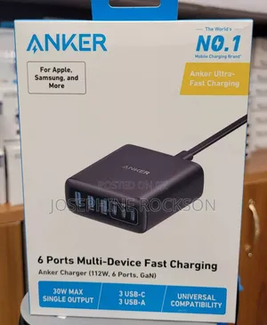 Anker 6 Port Multi Device Fast Charging