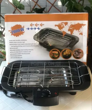 Unique Black 2000W Electric Grill