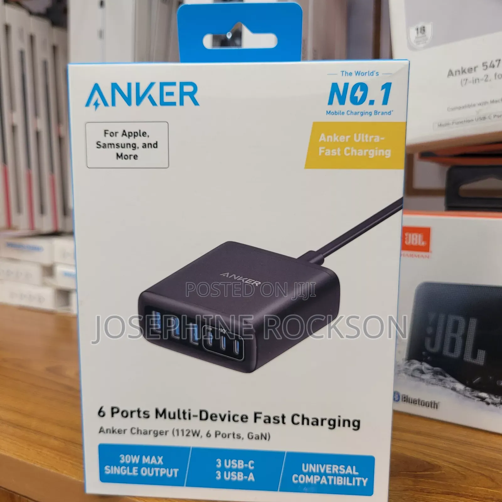 Gan 112W Fast Charging /3 USB C_3 USB a Anker