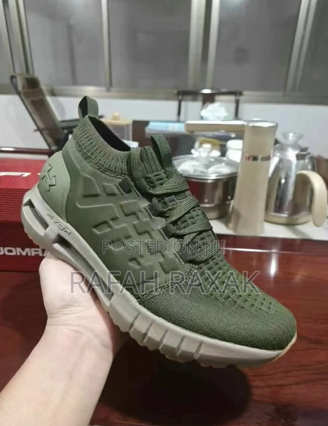 Original Green Under Armour Hovr Phantom 1 Running Sneakers