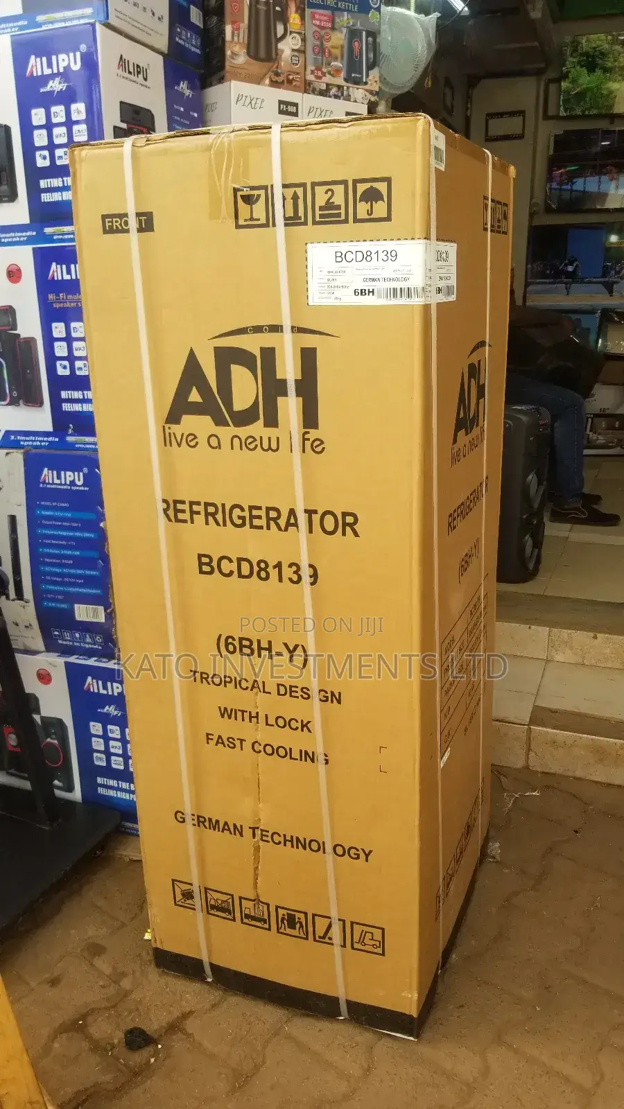 Adh 168litres Silver Fridge