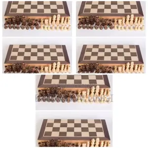 3 in 1 Chess Wooden Board Game