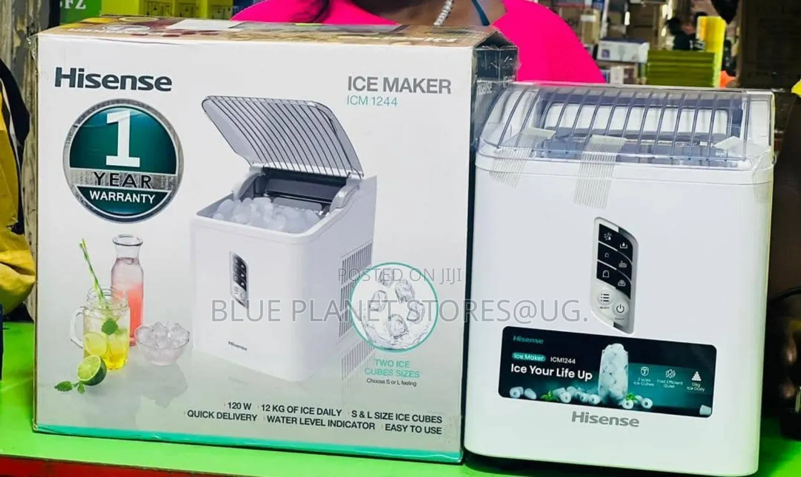 Hisense Ice Cube Makers \\ 12kgs/24hr_120w \\ Icm 1244
