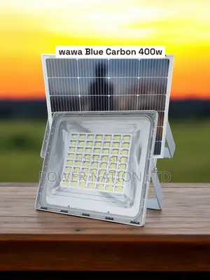 Blue Carbon Wawa 400w Solar Flood Light With Phosphate Iron