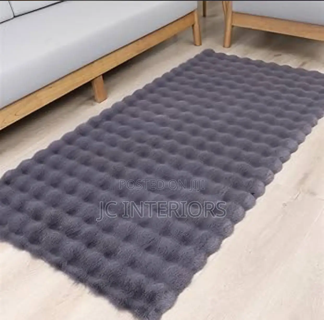 Gray Fur Rugs