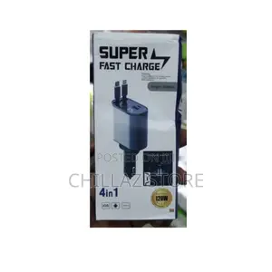 4 in 1 Retractable Car Charger.