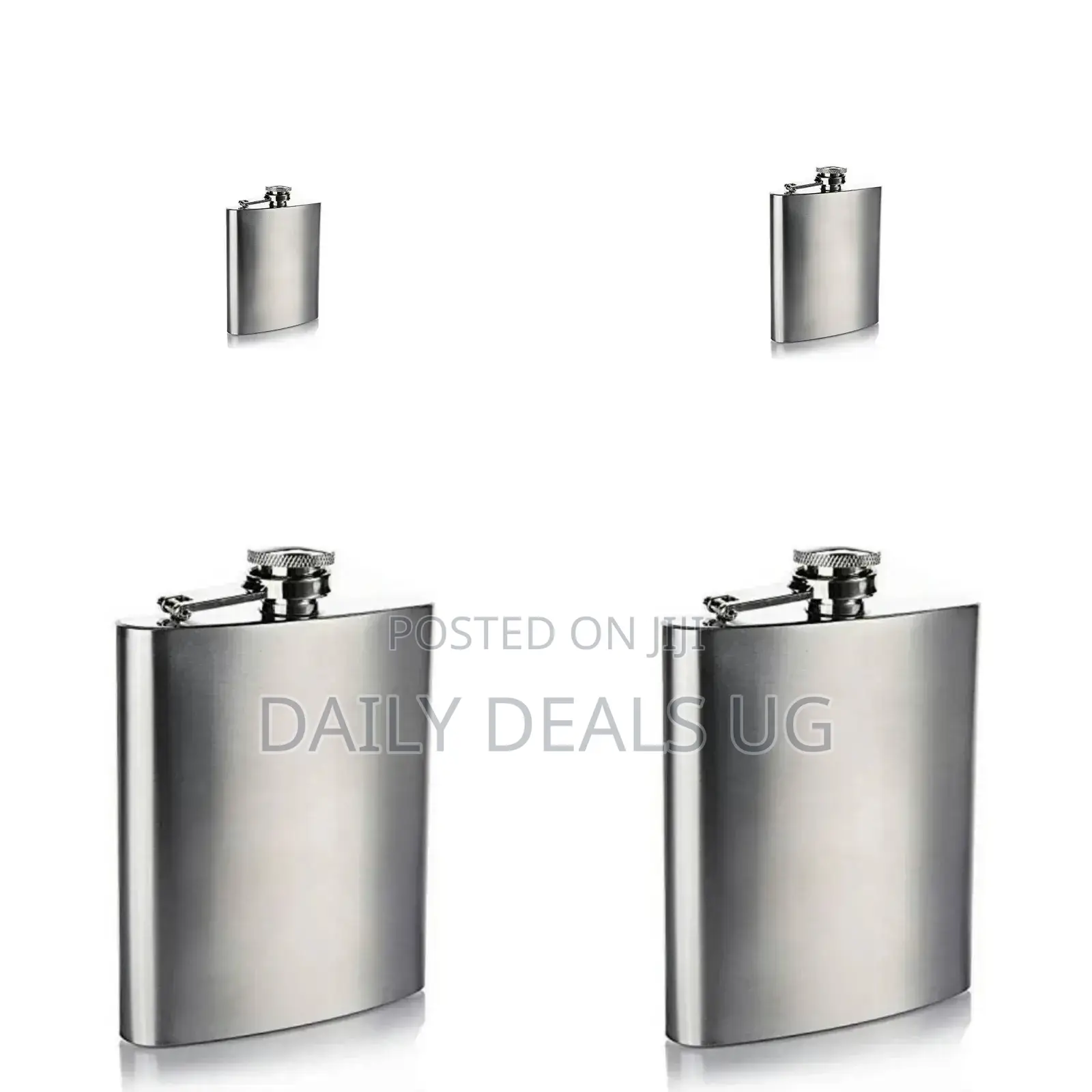 Portable Sliver Hip Flask