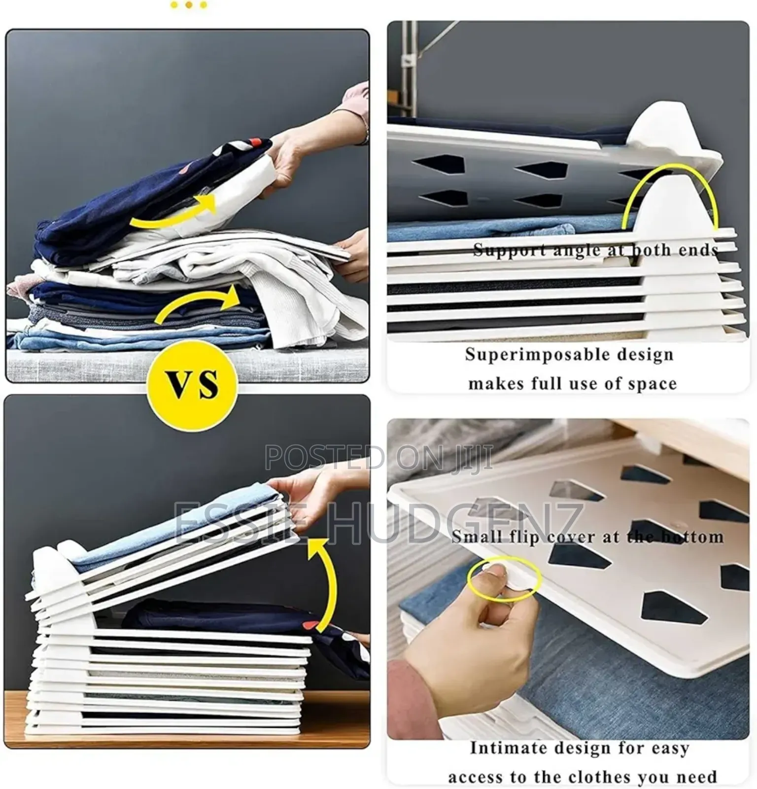 5pieces Clothes Board Stackable Organizer