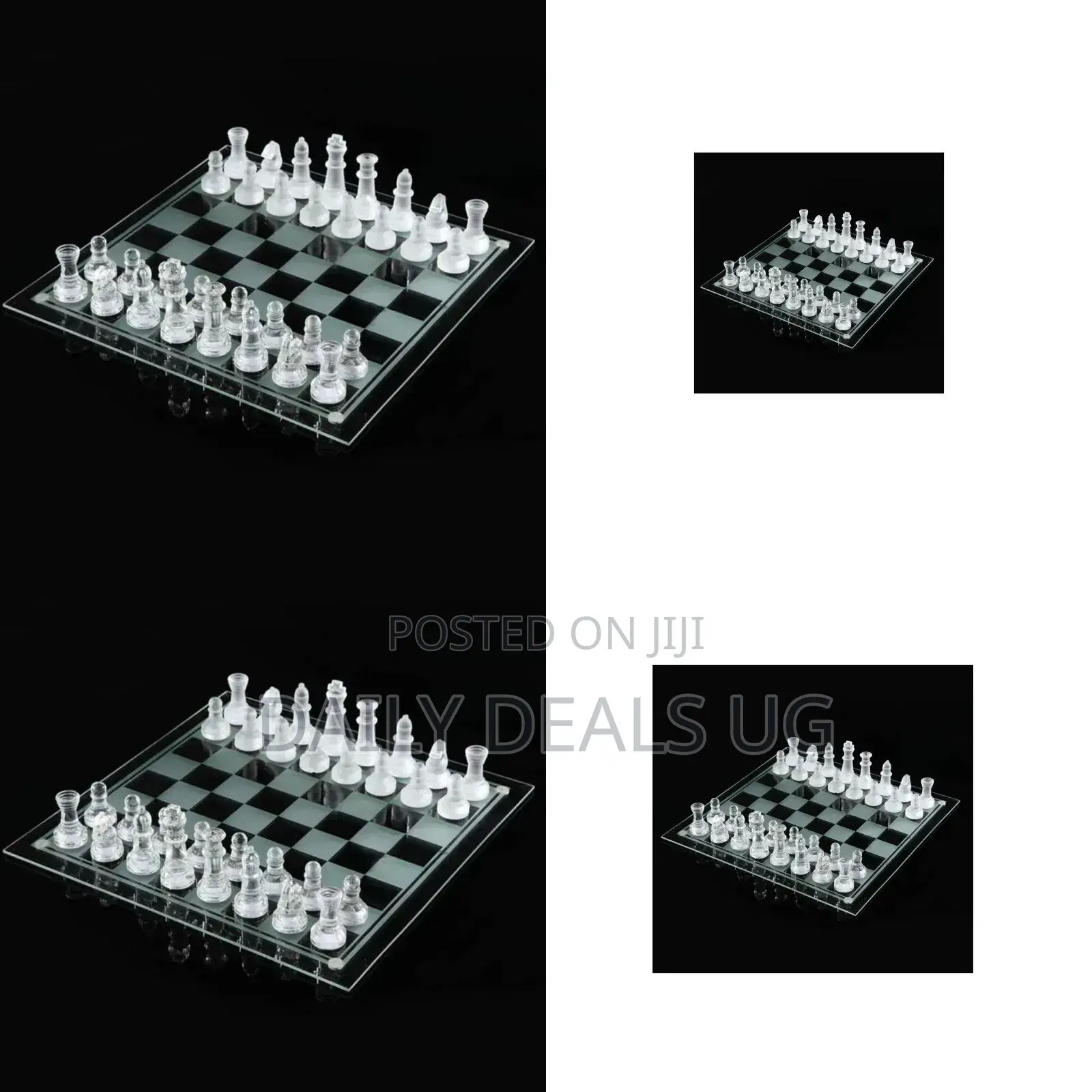 Glass Chess Game Board