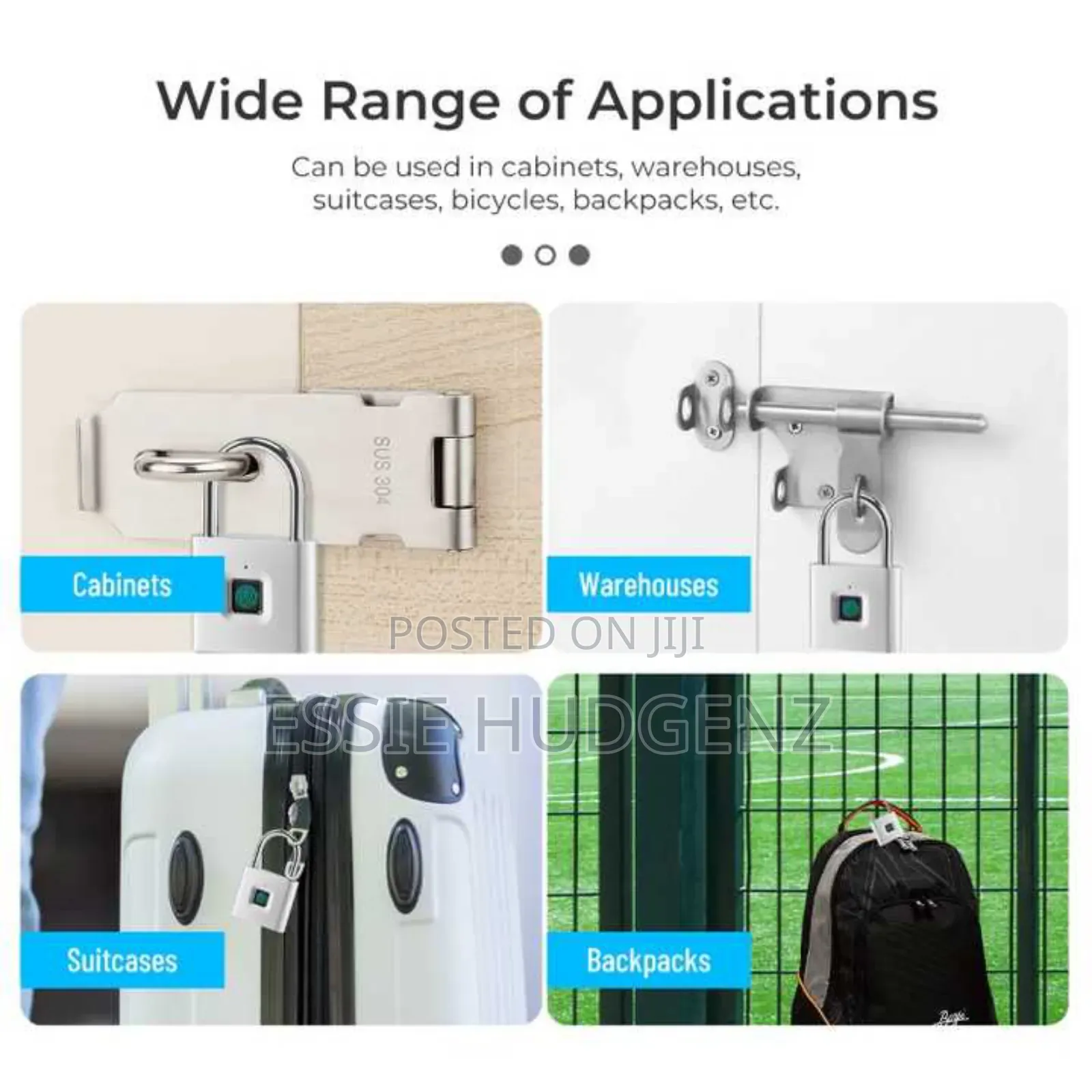 Finger Print Mini Padlock