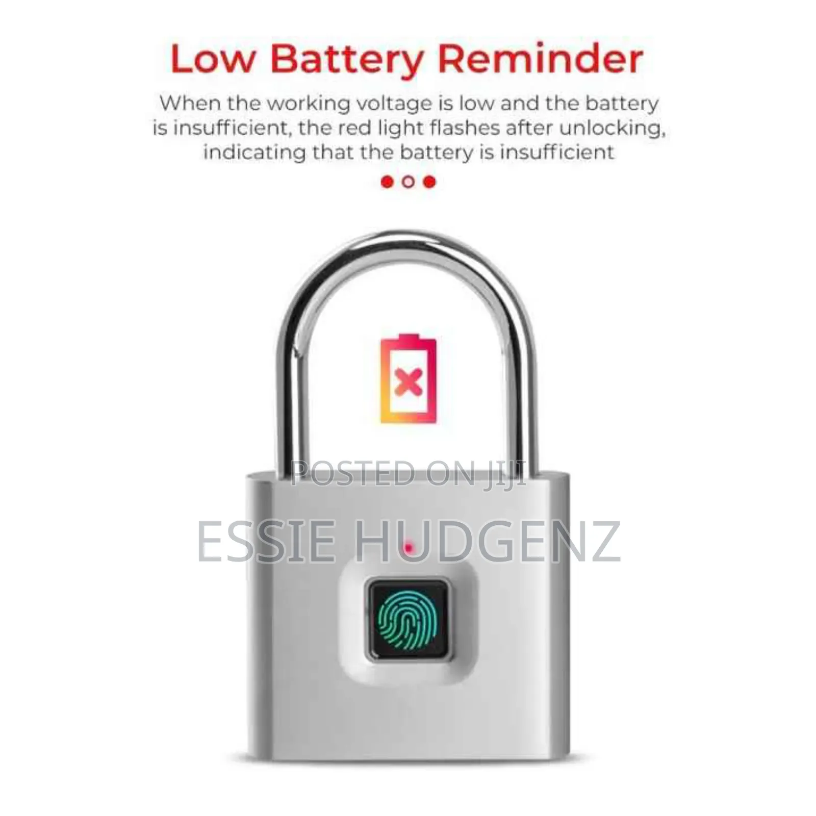 Finger Print Mini Padlock