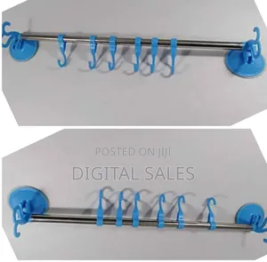 No Drill Bathroom Towel Rack