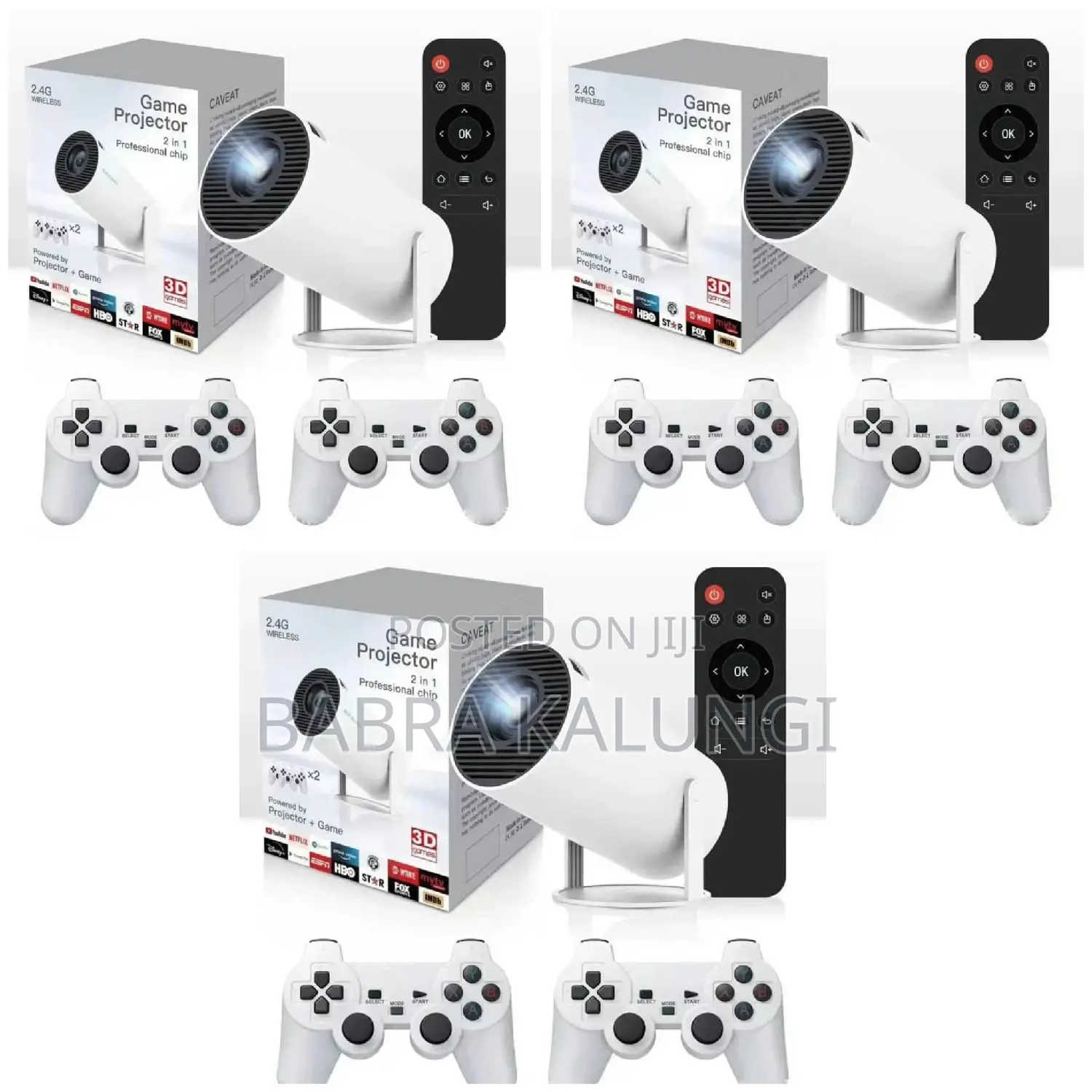 2.4G Wireless Game Projector-New