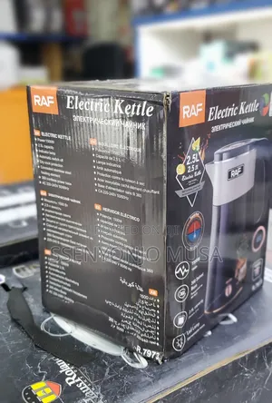 Raf 2.5L Electric Kettle |Fast Boiling,Digital Display,1500W