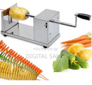 Manual Potato Chips Slicer Spiral