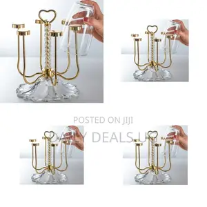 Golden Glass Holder