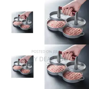 Stainless Double Burger Press