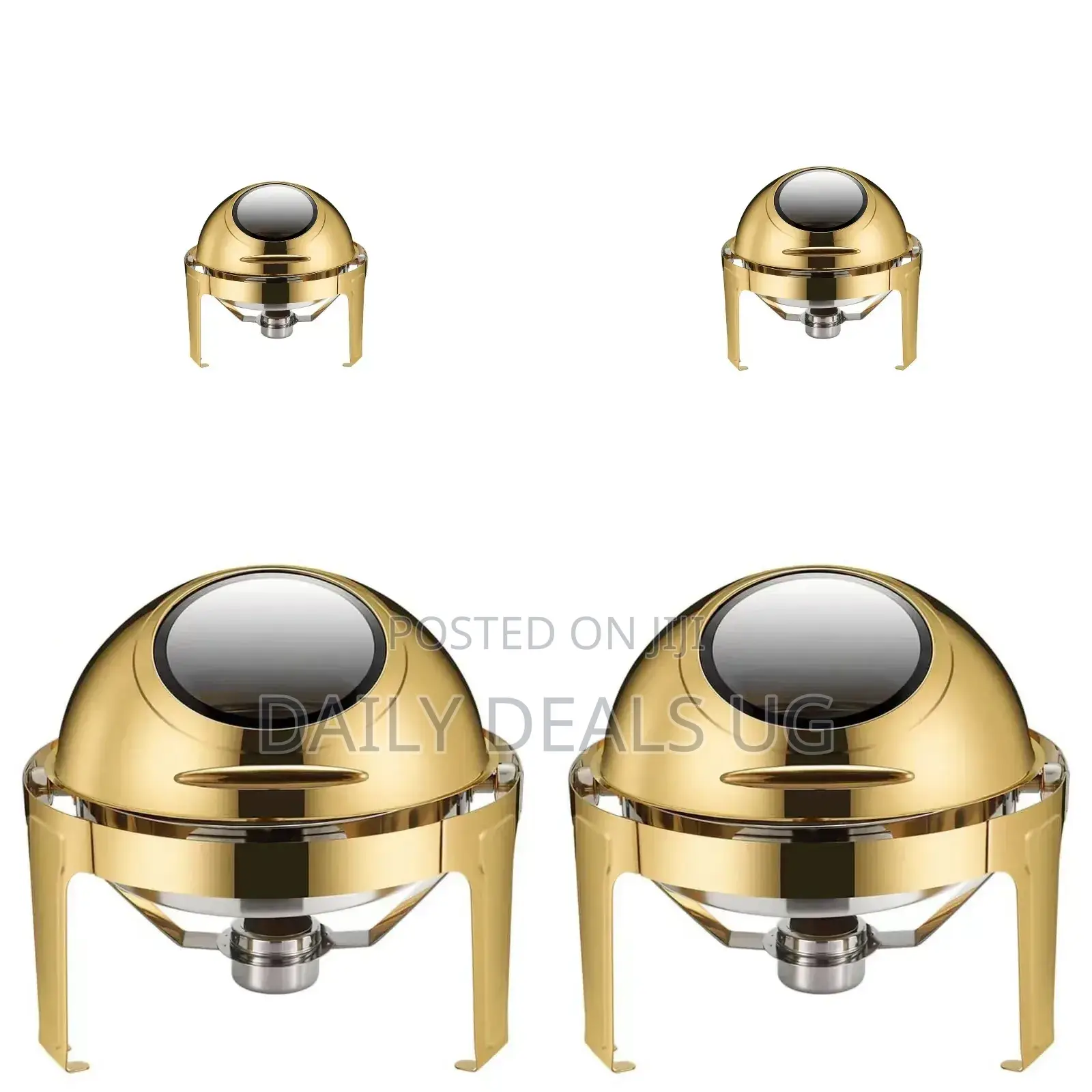 Golden Chafing Dishes