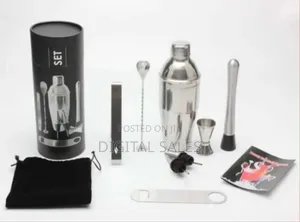 Cocktail Shaker Set, 8 Piece Bartender