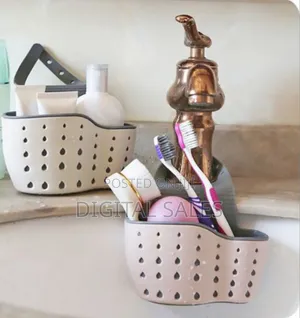 Sink Sponge Drainer Basket Holder