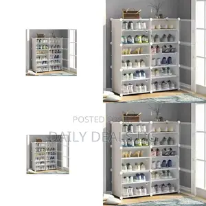 Double Plastic Shoe Wardrobe