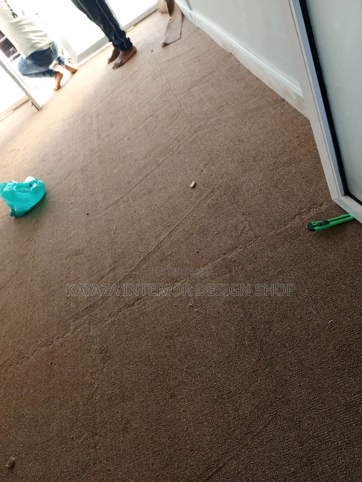 Brown Woolen Office Carpet