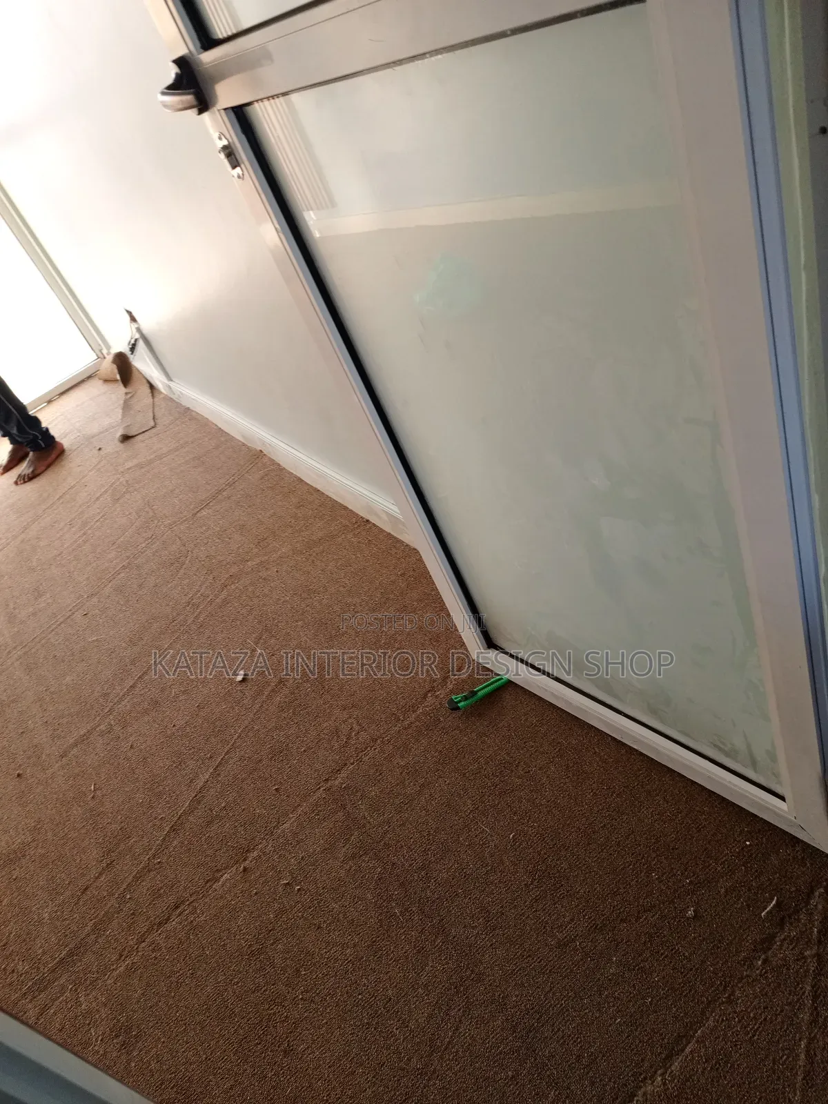 Brown Woolen Office Carpet