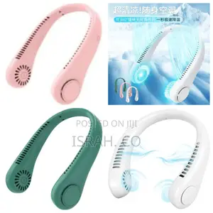 Wearable Cooling Neck Fan Bladeless USB Mini Fan With 360°