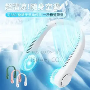 Wearable Cooling Neck Fan Bladeless USB Mini Fan With 360°