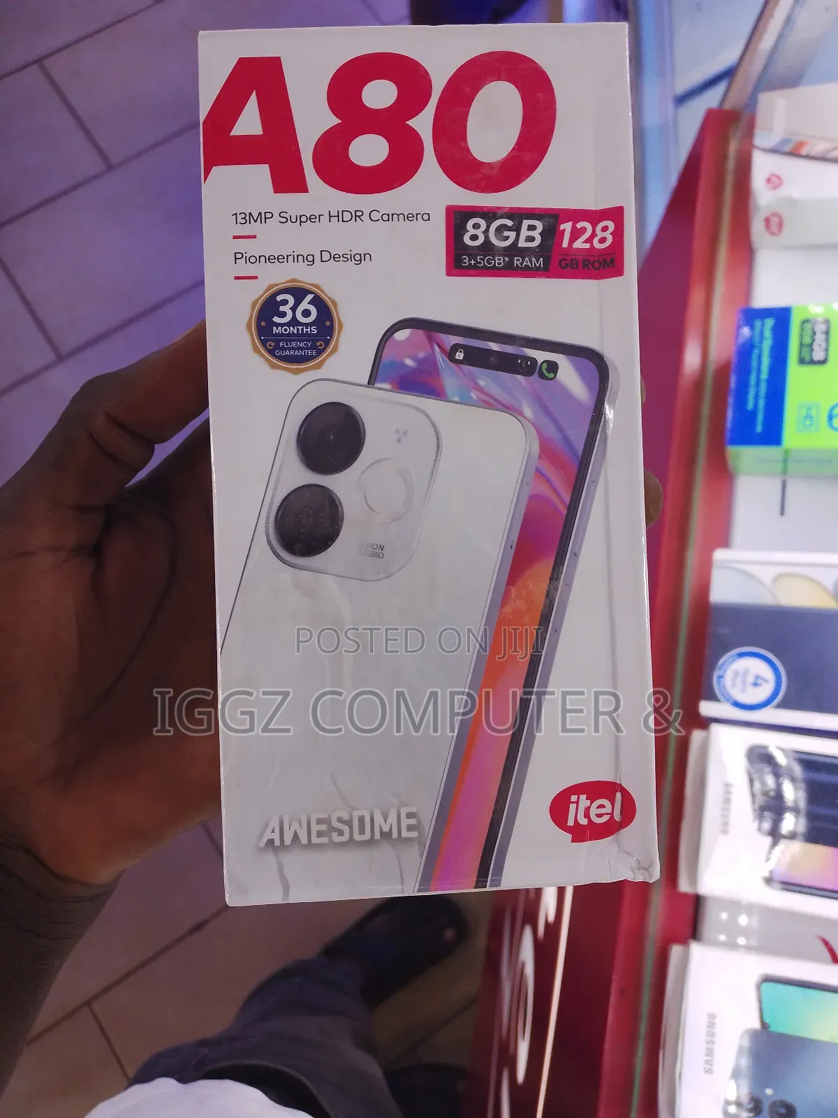 New Itel A80 128 GB Silver