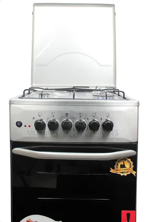Blueflame Cooker, 50x50cm, 3 Gas Burners + 1 Electric