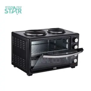 2 IN1 40litres Baking Electric Oven Cooker With 2 Hot Plates