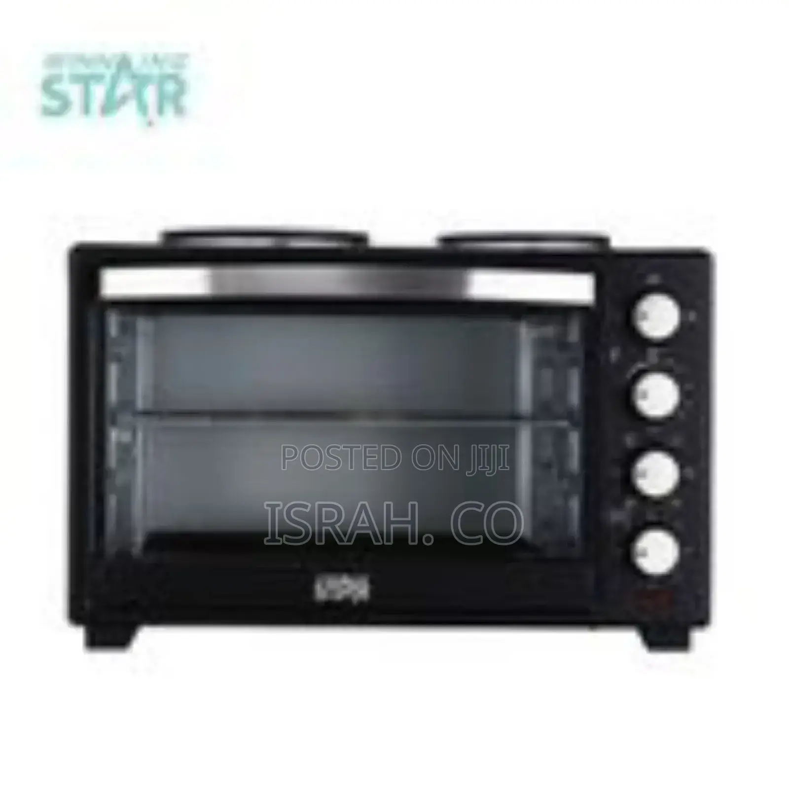 2 IN1 40litres Baking Electric Oven Cooker With 2 Hot Plates