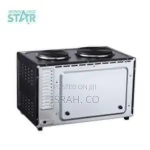 2 IN1 40litres Baking Electric Oven Cooker With 2 Hot Plates
