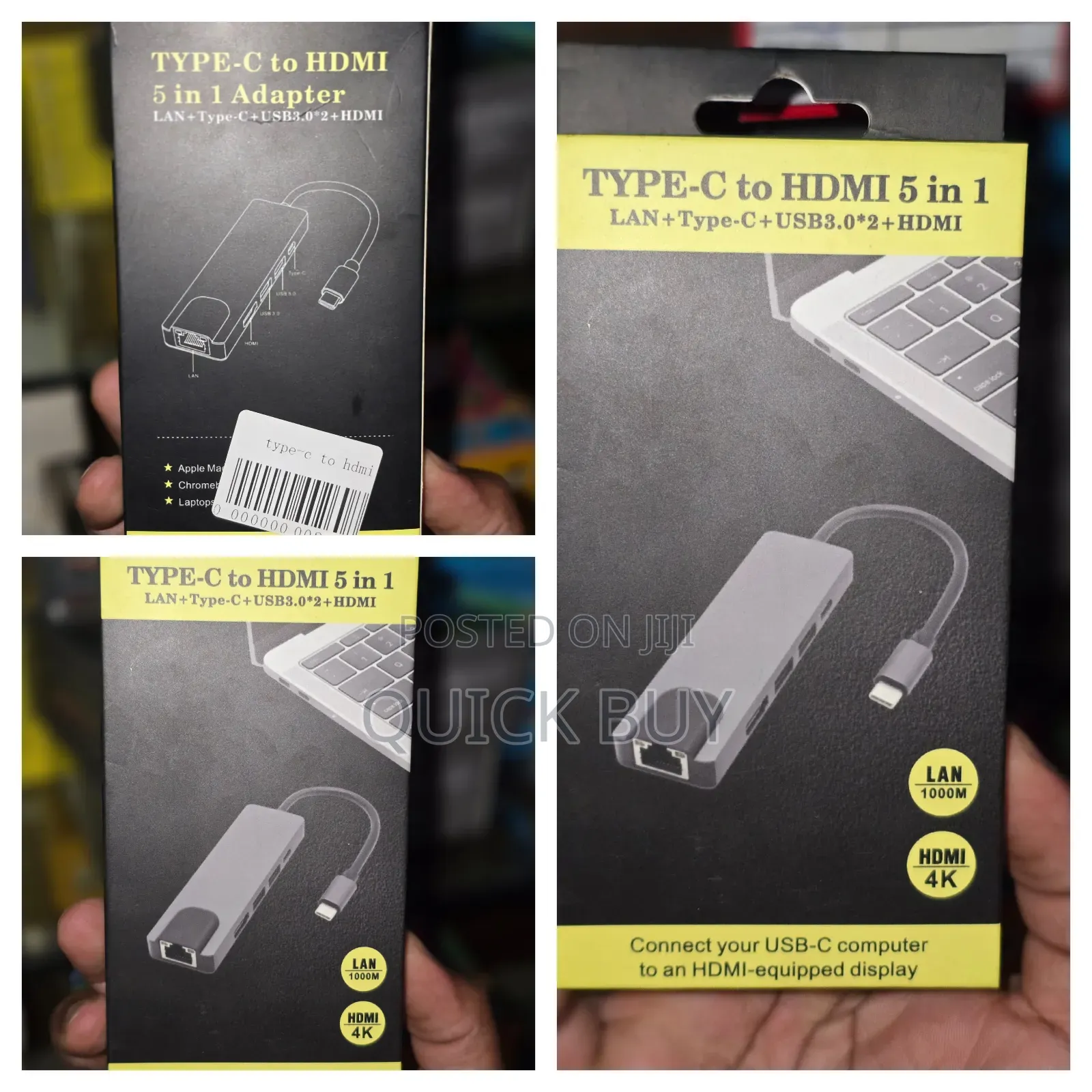 Type-C to HDMI 5 in 1 Adapter