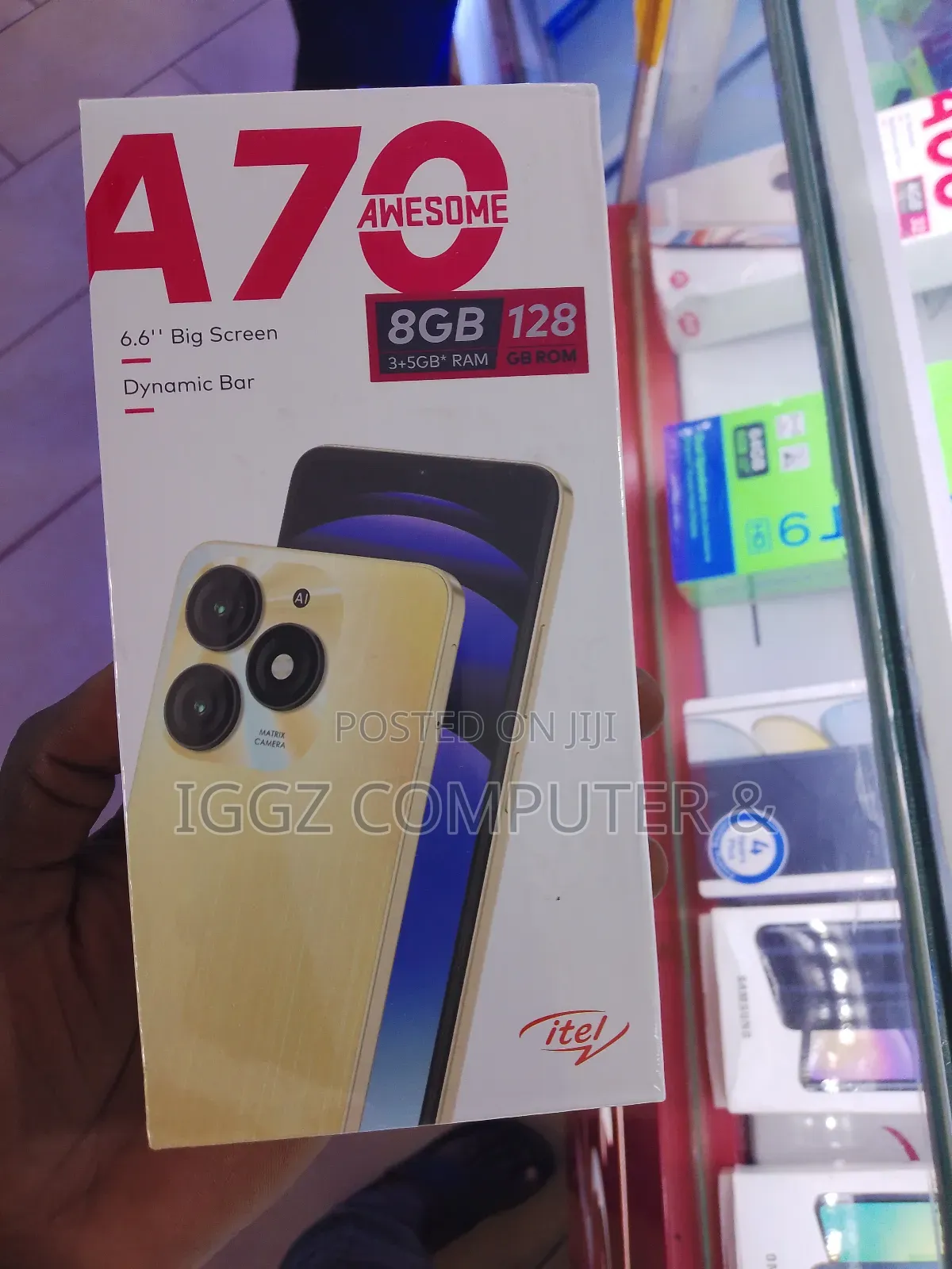 New Itel A70 128 GB Gold