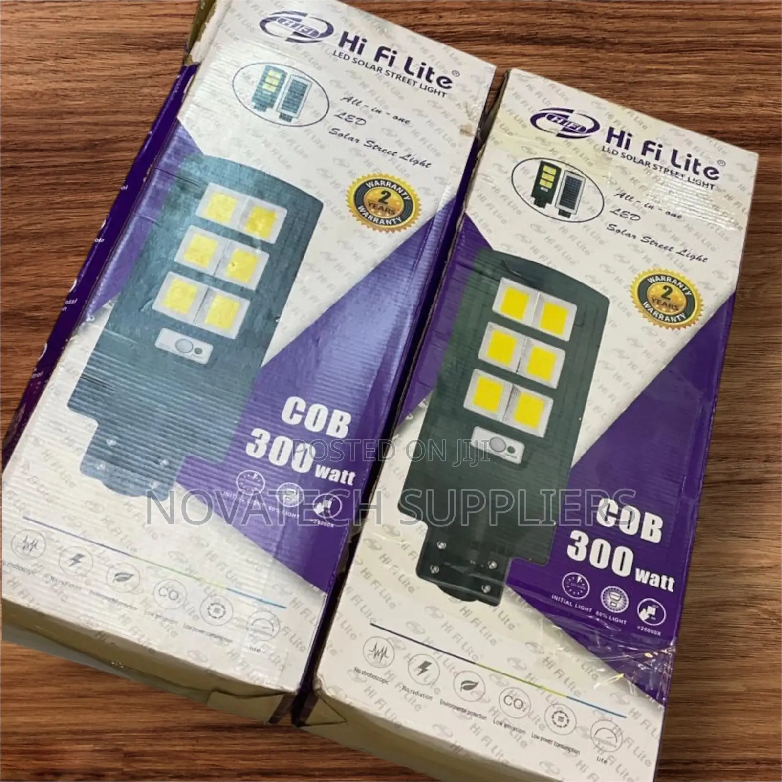 300W Solar Street Lights Hi Fi Lite Automatic Lights