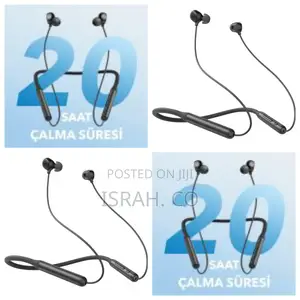 Black Neck Band Head Phones
