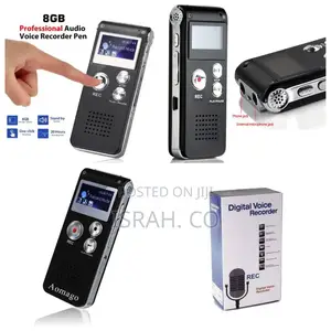 Rechargeable 8GB 650HR Digital Audio Voice Recorder