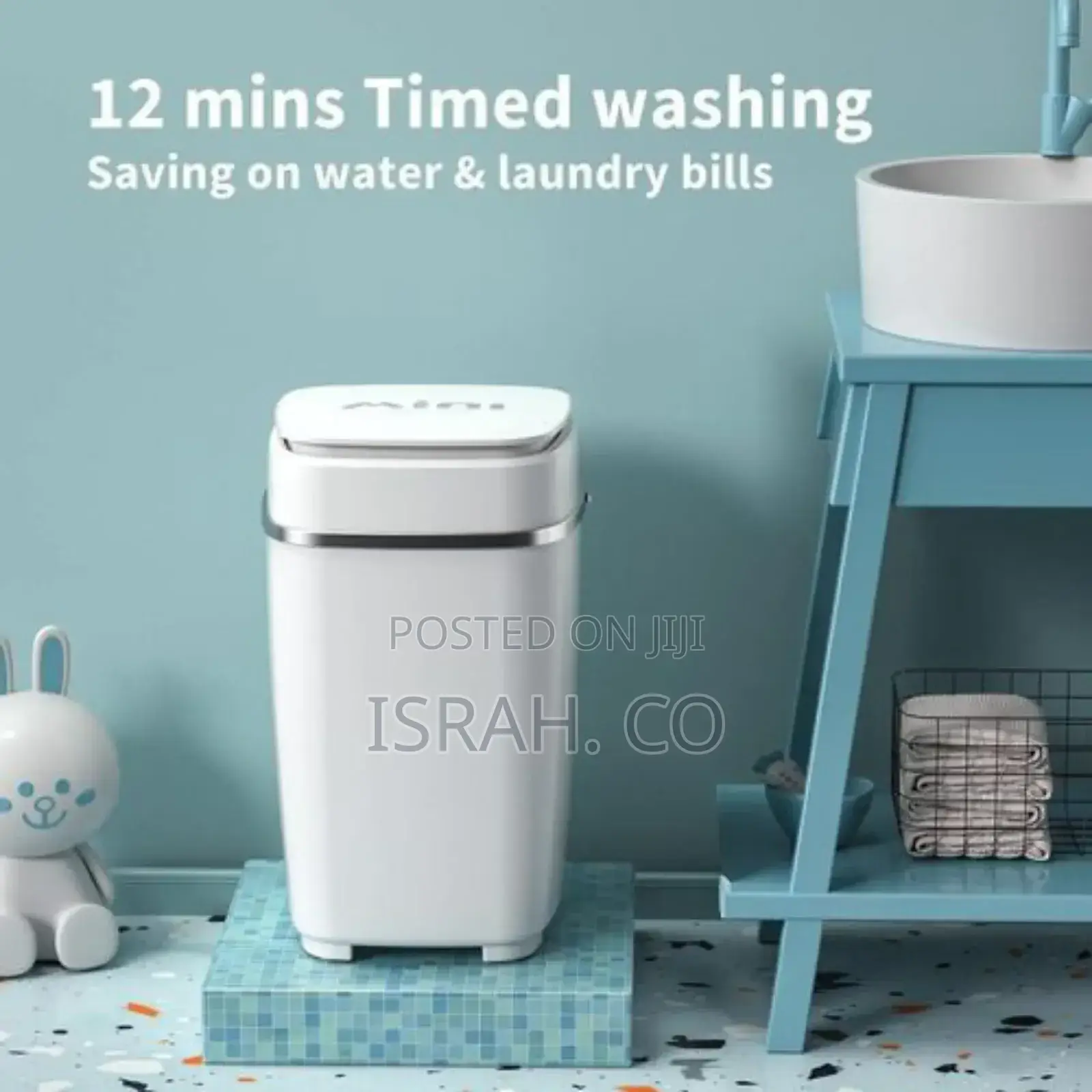 Washing Machine, Compact Mini Washer 8lbs Capacity,